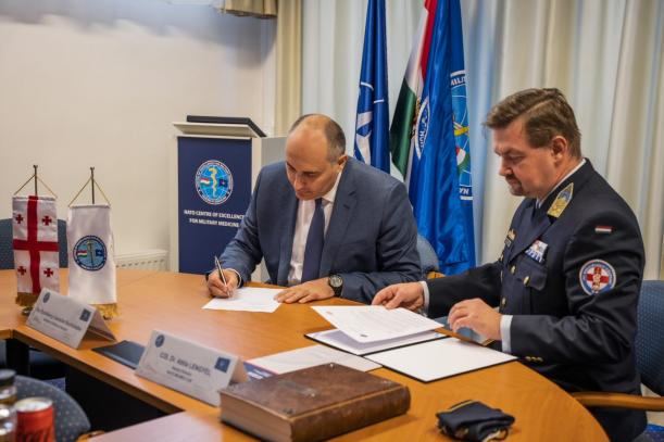 A Letter of Intent was reached on cooperation between Georgia and the NATO MILMED COE